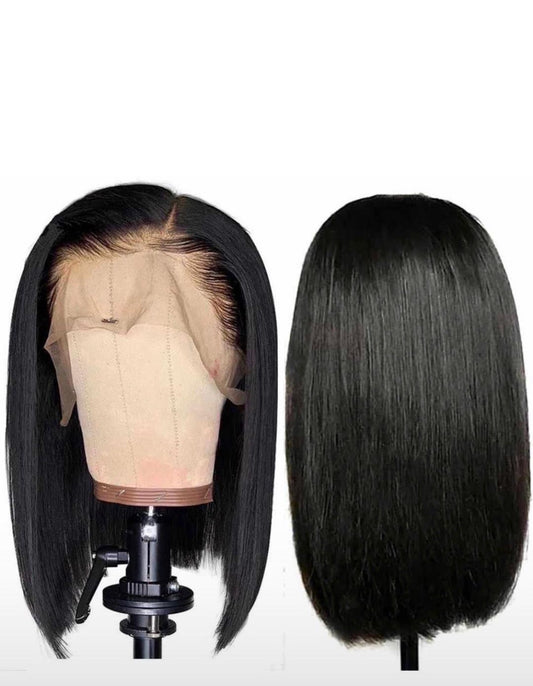 13*4 HD Lace Frontal Bob Straight Wig 180% density